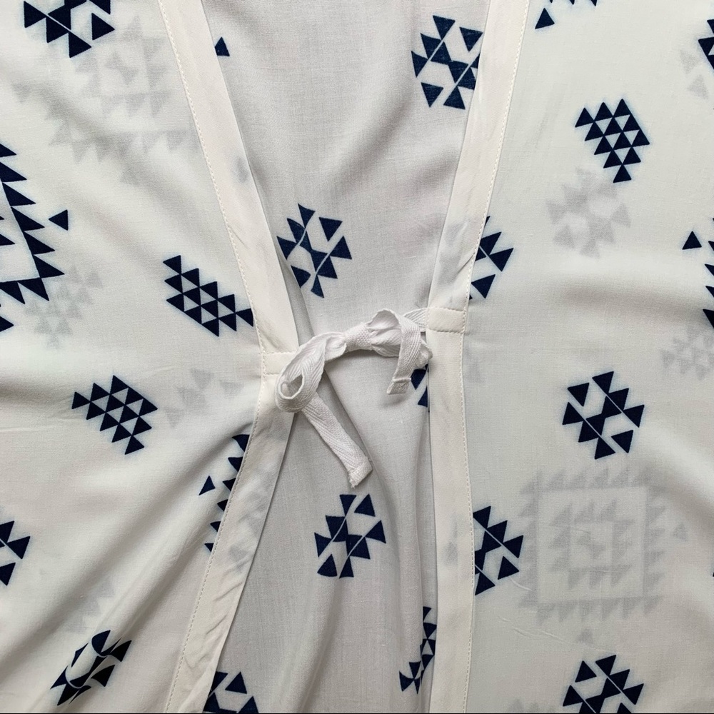 Soleil Aztec Kin Beach Kimono Cover up NWT - Picture 10 of 16